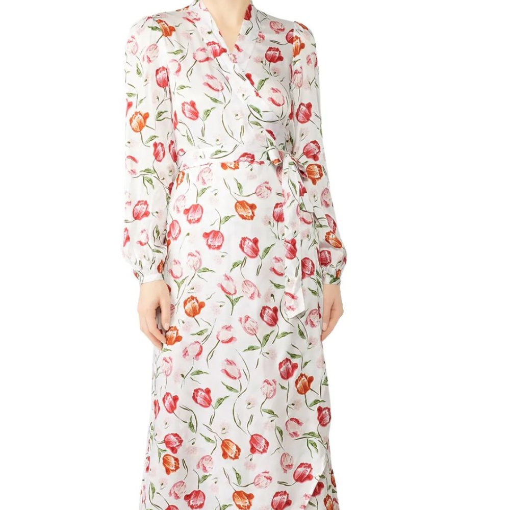 Floral Wrap Dress